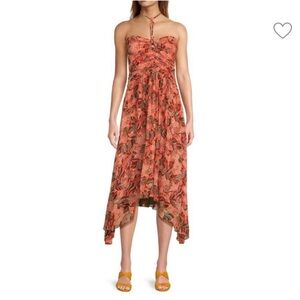 A.L.C. Violet Floral Midi Dress Size 12